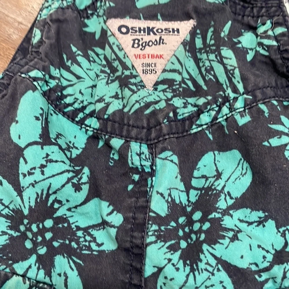 OshKosh Tropical Floral Shortalls